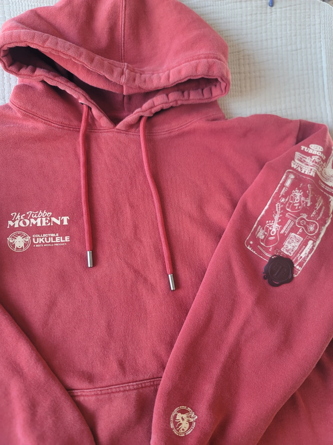 The Tubbo Moment Ukulele Hoodie - Size L indie cotton - photo 3