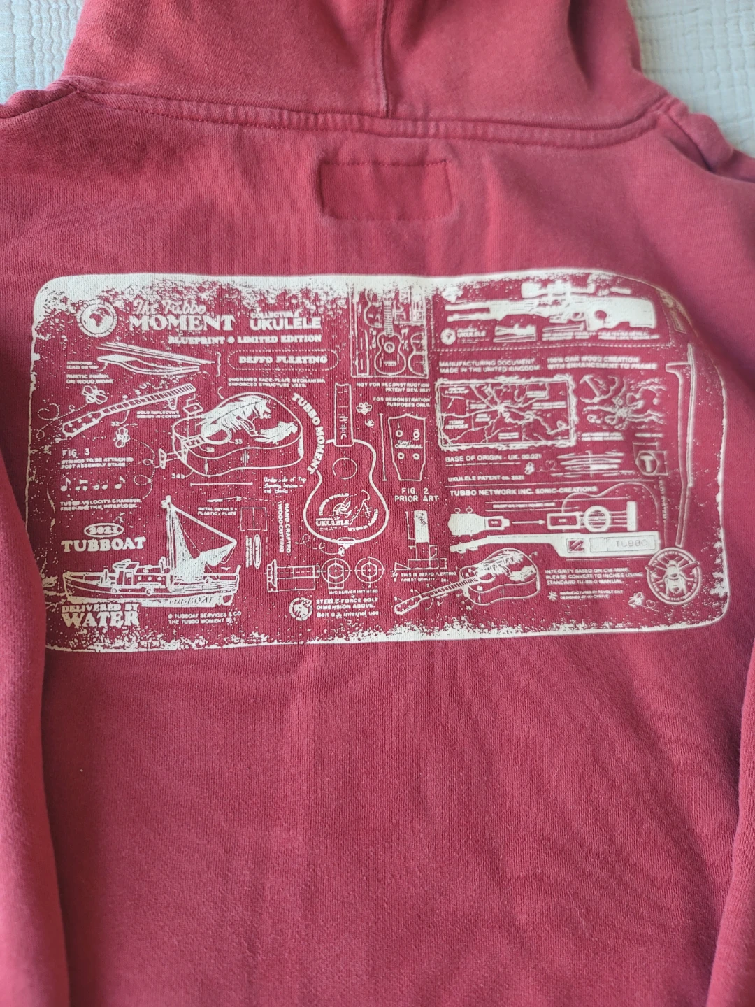 The Tubbo Moment Ukulele Hoodie - Size L indie cotton - photo 5