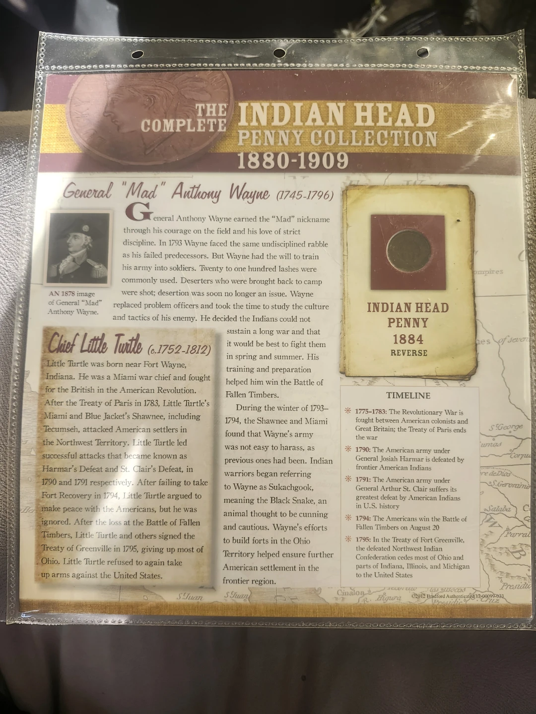 1884 Indian head penny