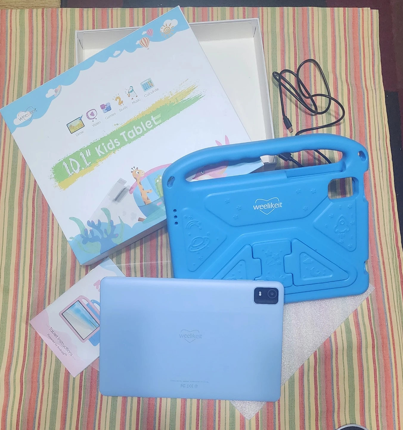 Weelikeit 10.1" Kids Tablet Blue - photo 2