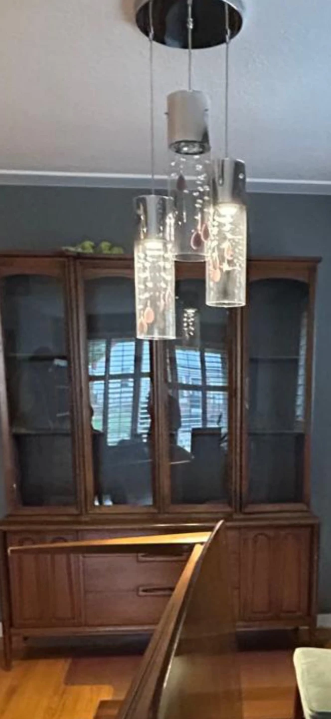 Dining Room Hutch with Glass Display
