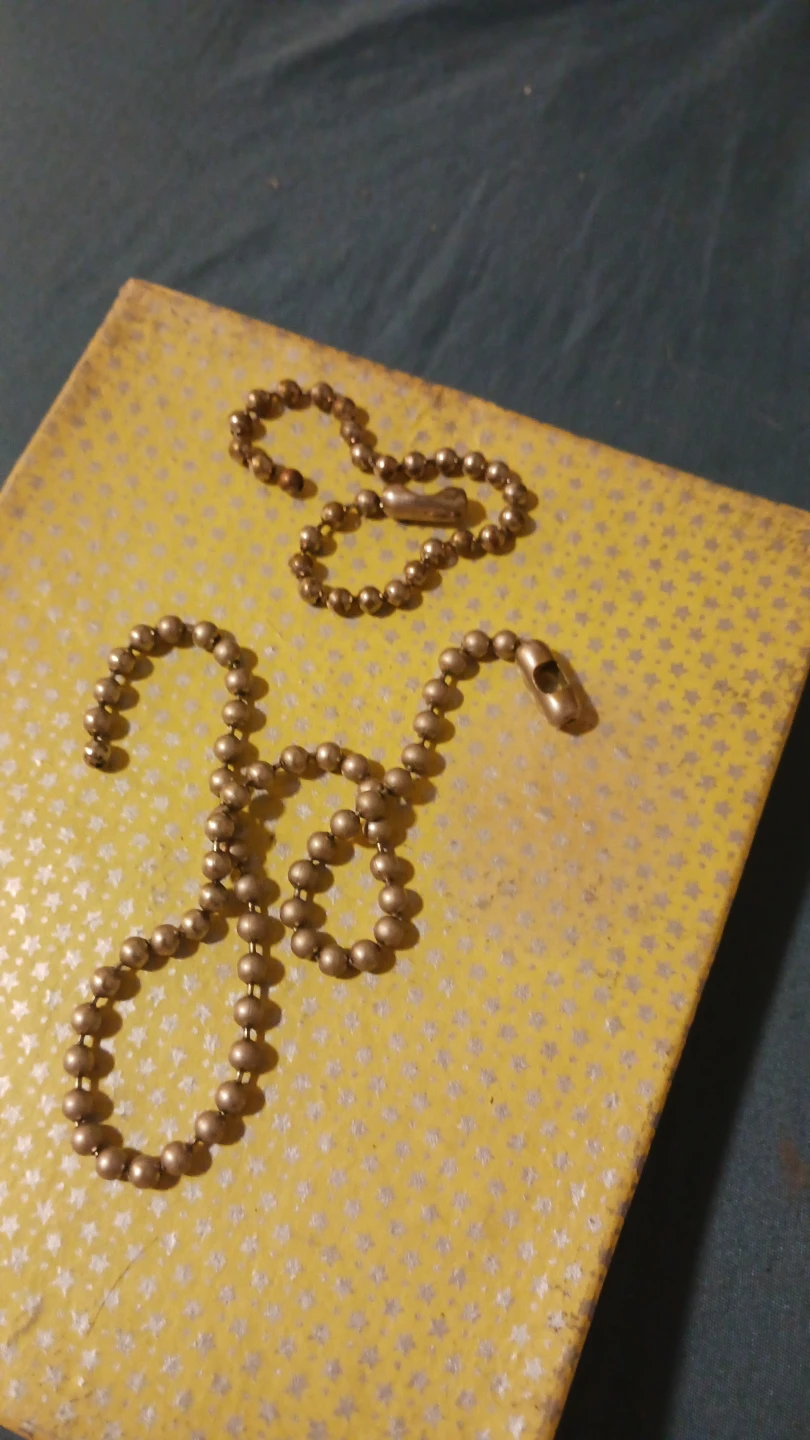 Ball chain necklace & bracelet