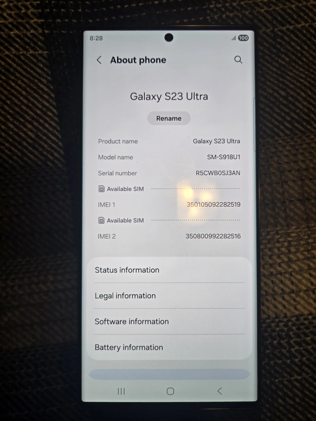 Samsung Galaxy S23 Ultra 5G - 256GB - Phantom Black - photo 4