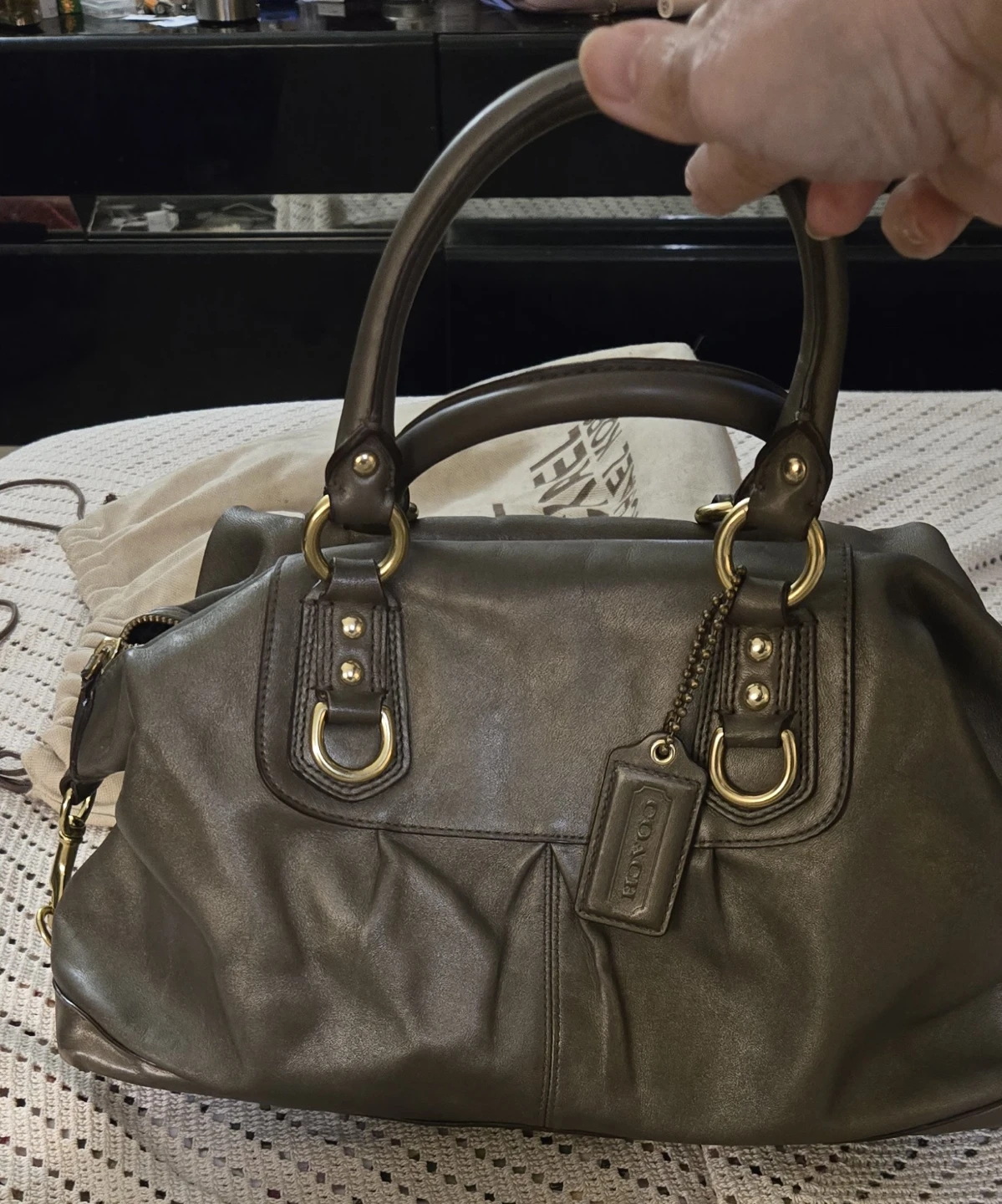 Coach Leather Satchel🥕