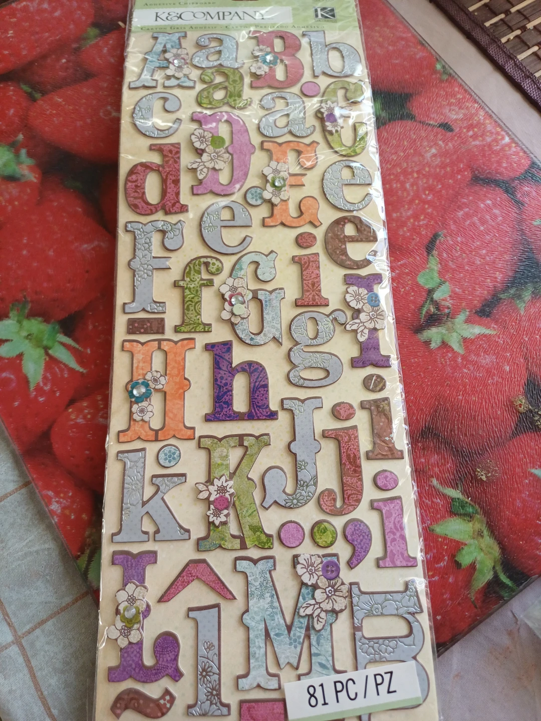 K&Company Grand Adhesions Alphabet Stickers. - photo 2