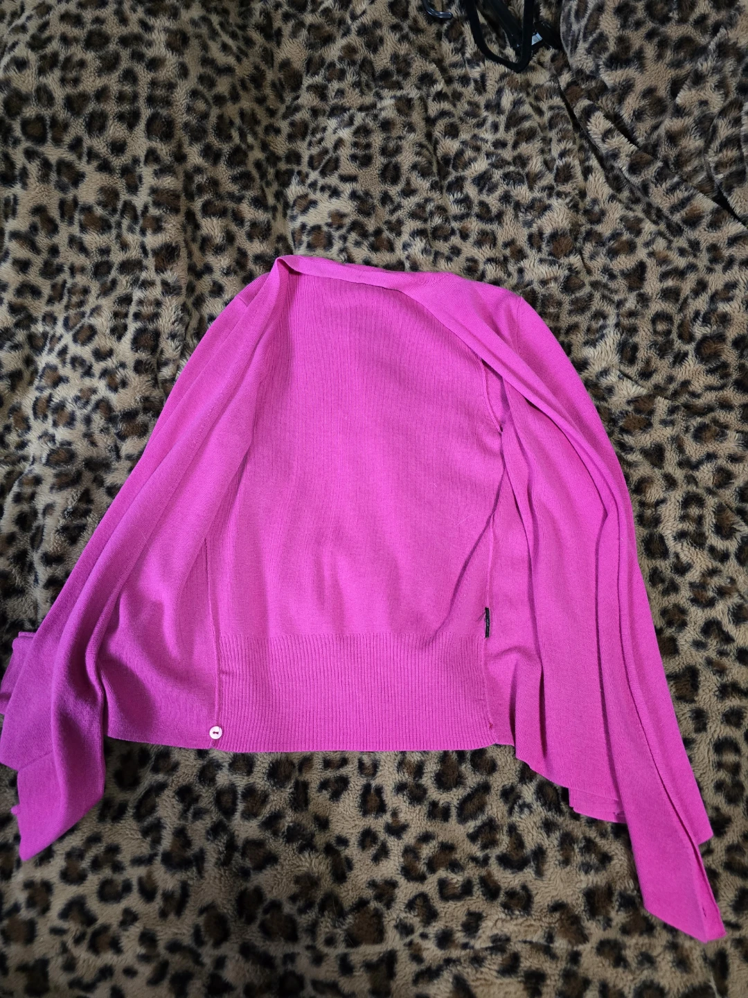 Hot Pink Cardigan - photo 2