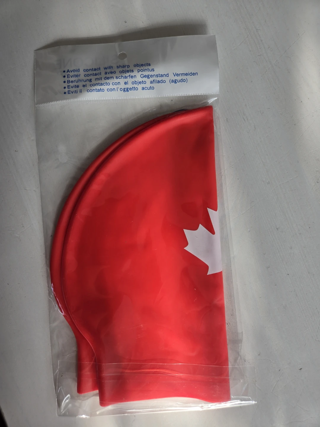 Decathlon Silicone Swim Cap - Maple Leaf - photo 2