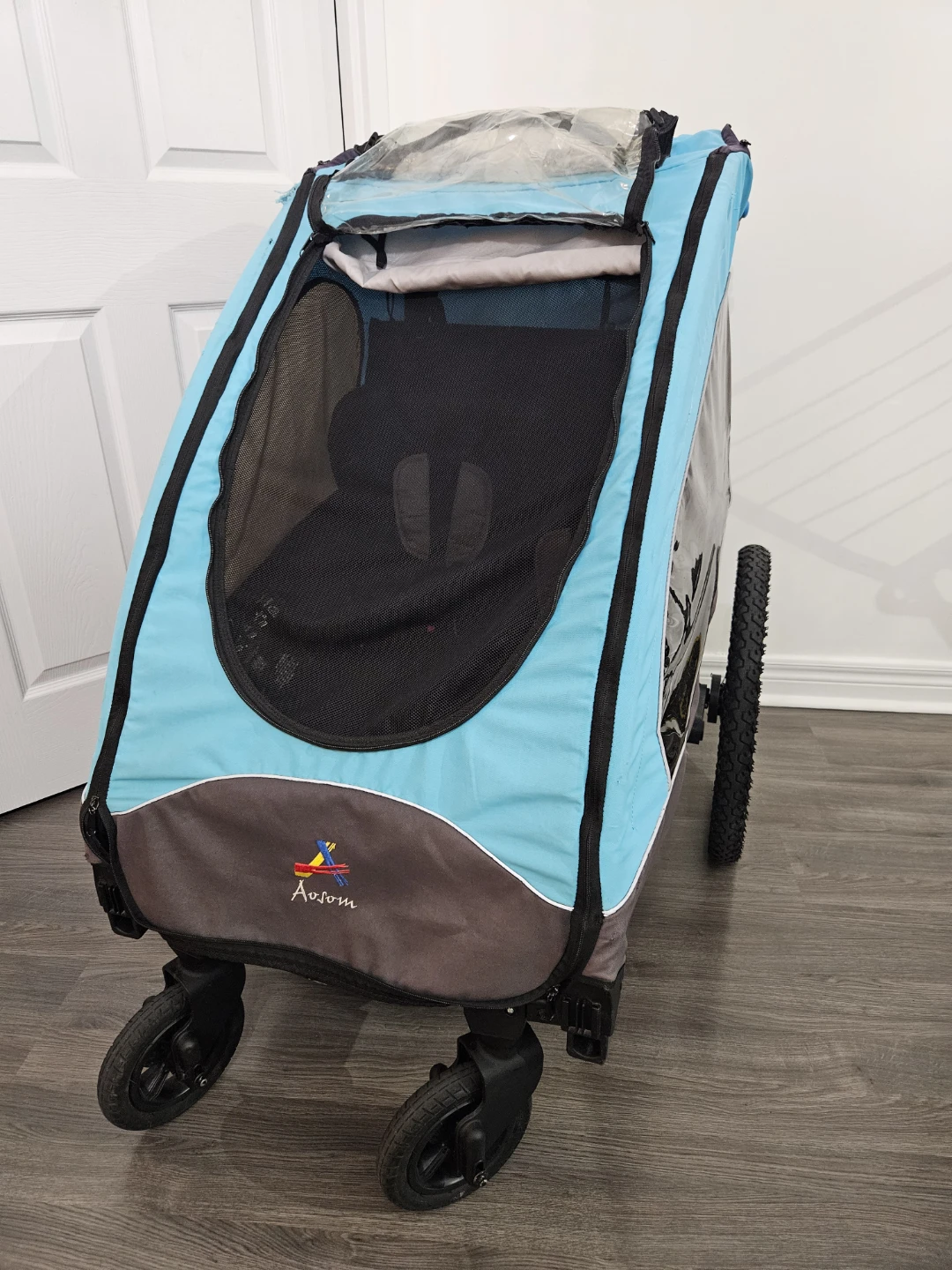 Aosom 3 in 1 Foldable Jogger/Stroller/Trailer - 2 Seater - photo 4