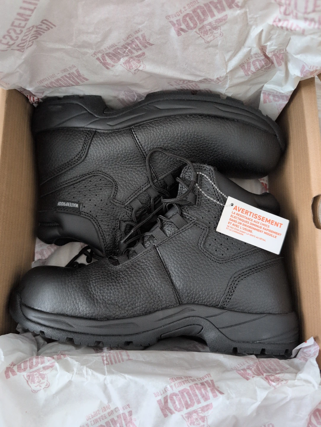 New Kodiak Martin Black Work Boots - Size 9.5 - photo 3