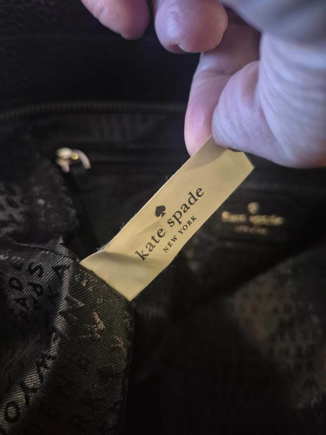 Kate Spade Black Leather Tote Bag - photo 5