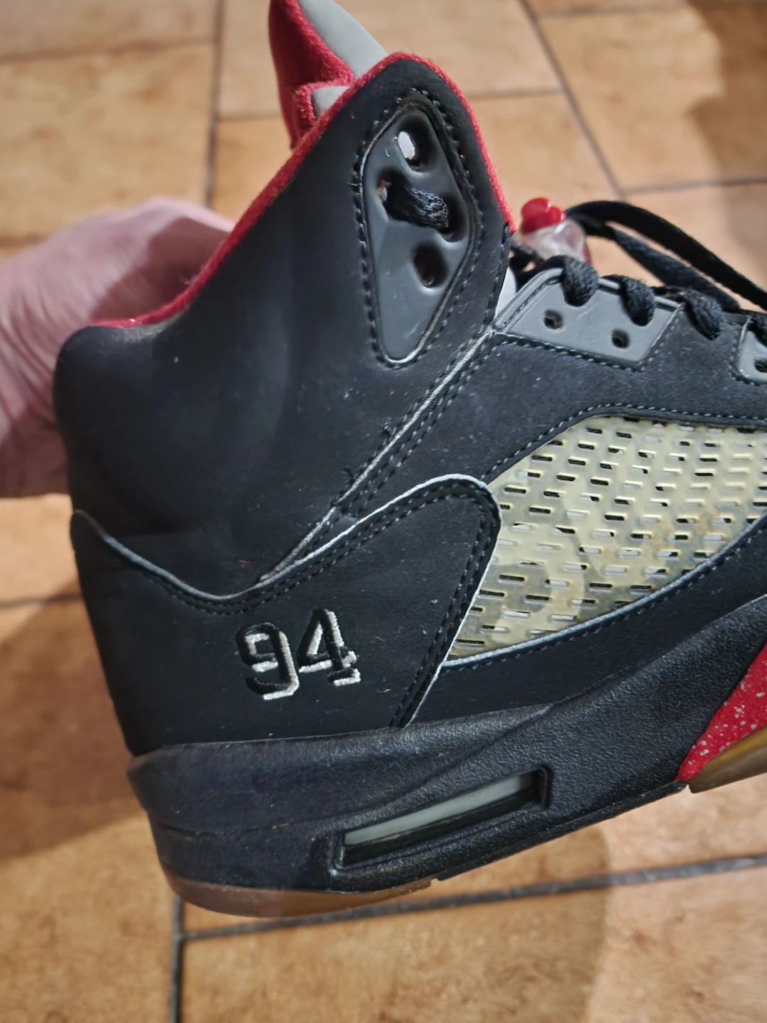 Air Jordan 5 Retro Supreme Black