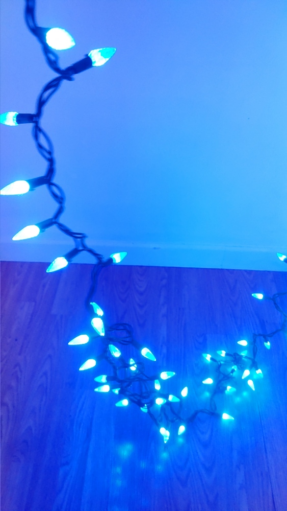 Blue Christmas String Lights 10ft long - photo 5