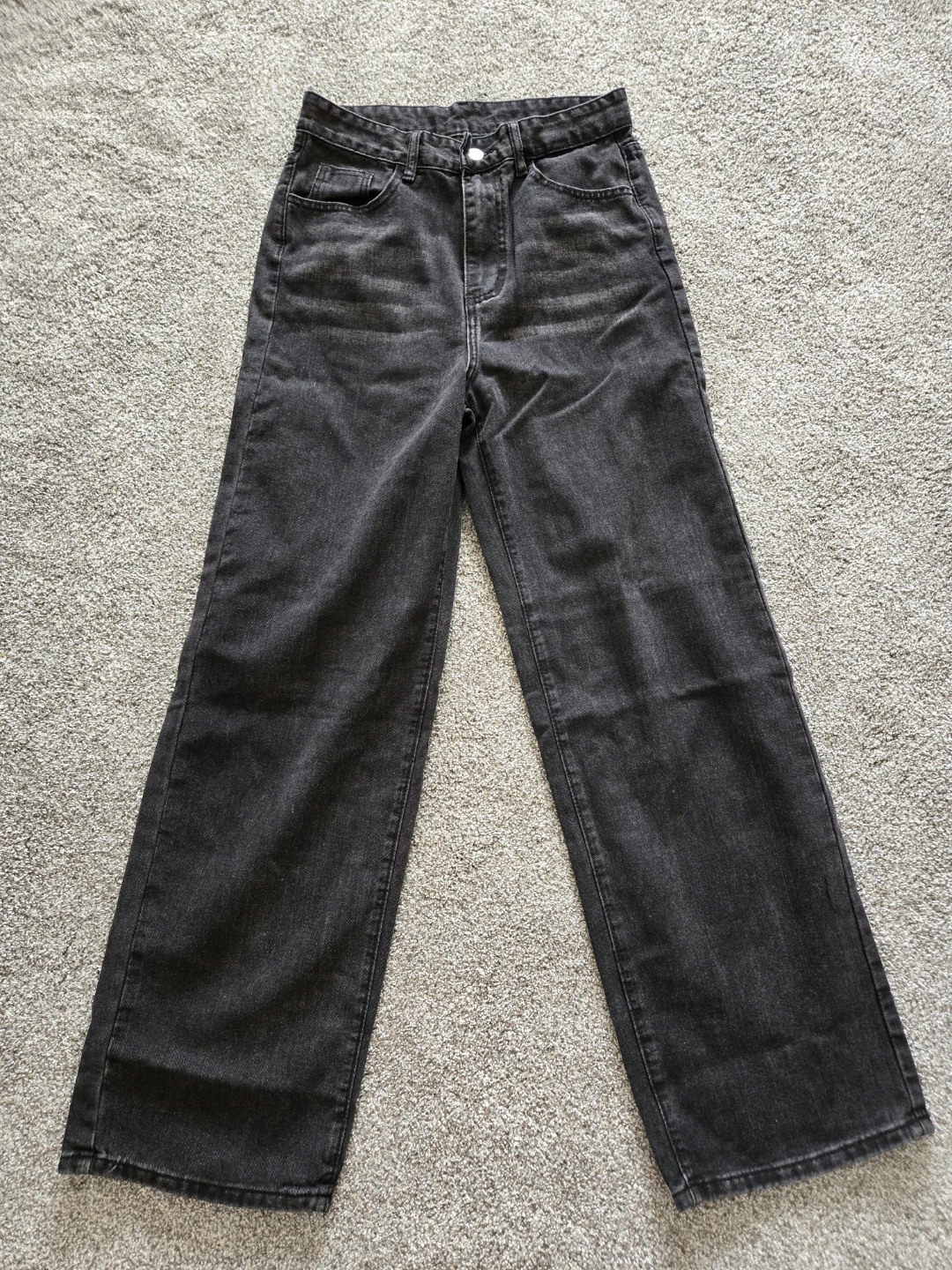 New Black Wide Leg Jeans and never worn
