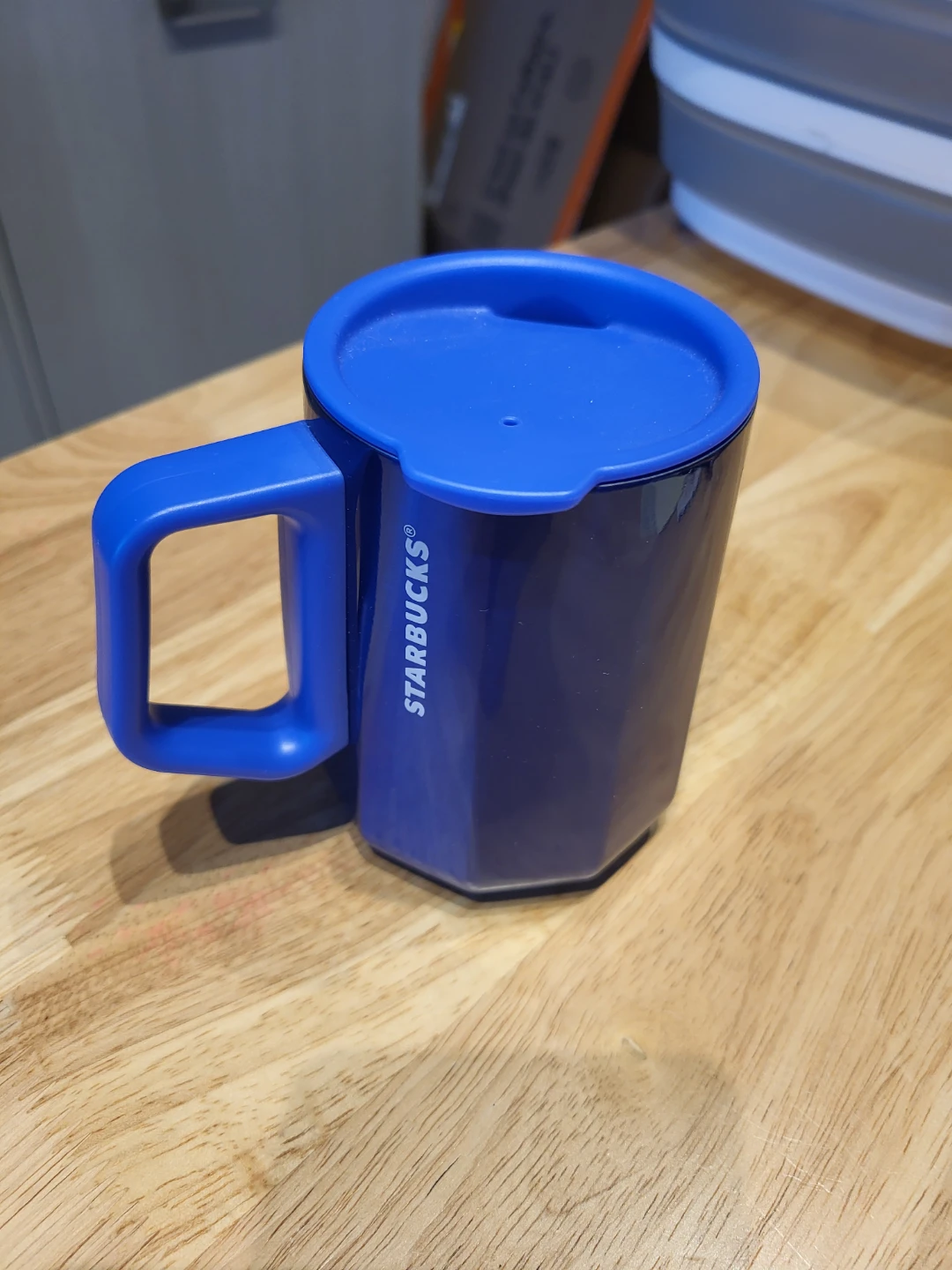 Starbucks Blue Travel Mug with Lid