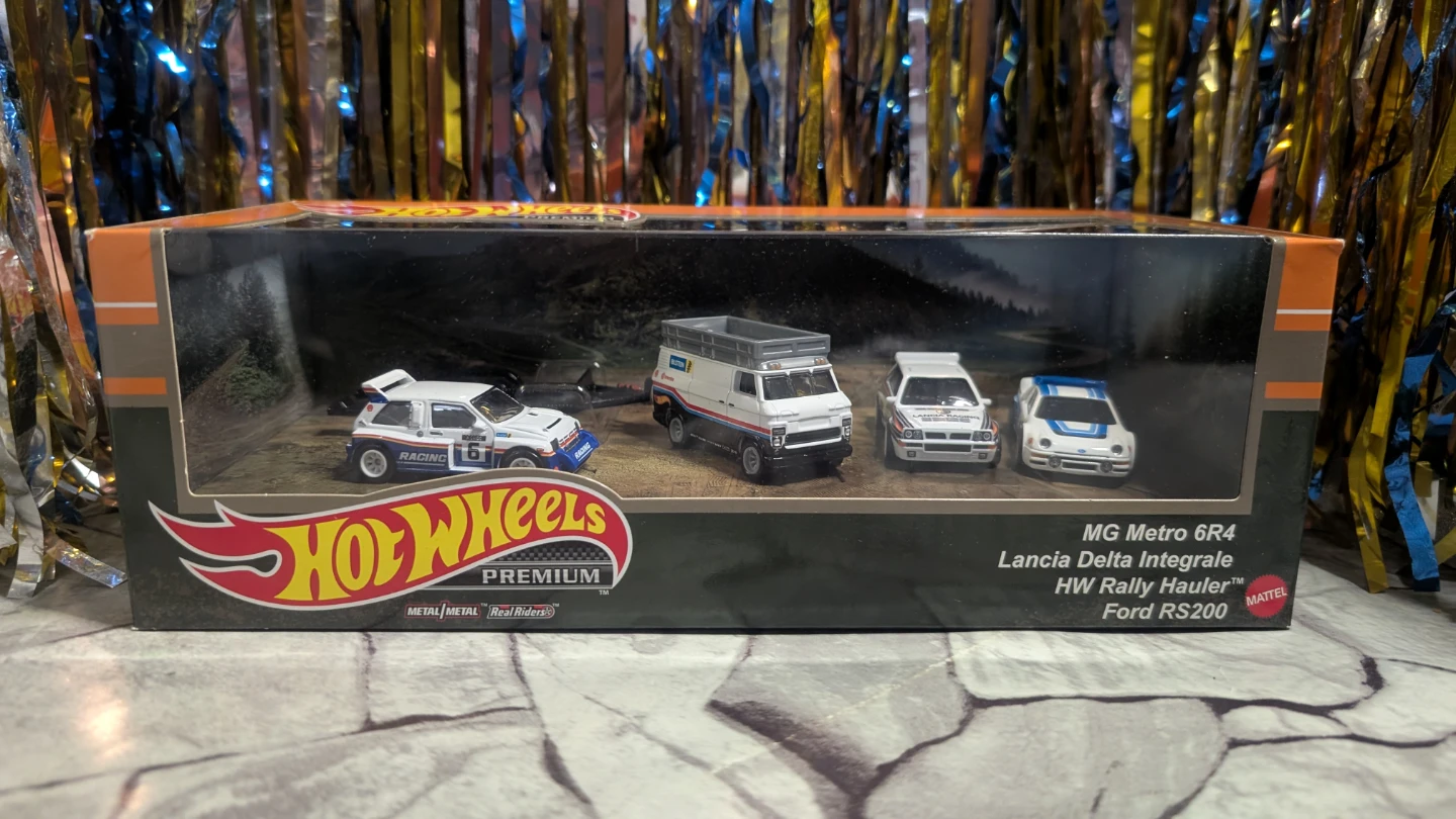 Hot Wheels Premium '23: Diorama Group B Rally Set