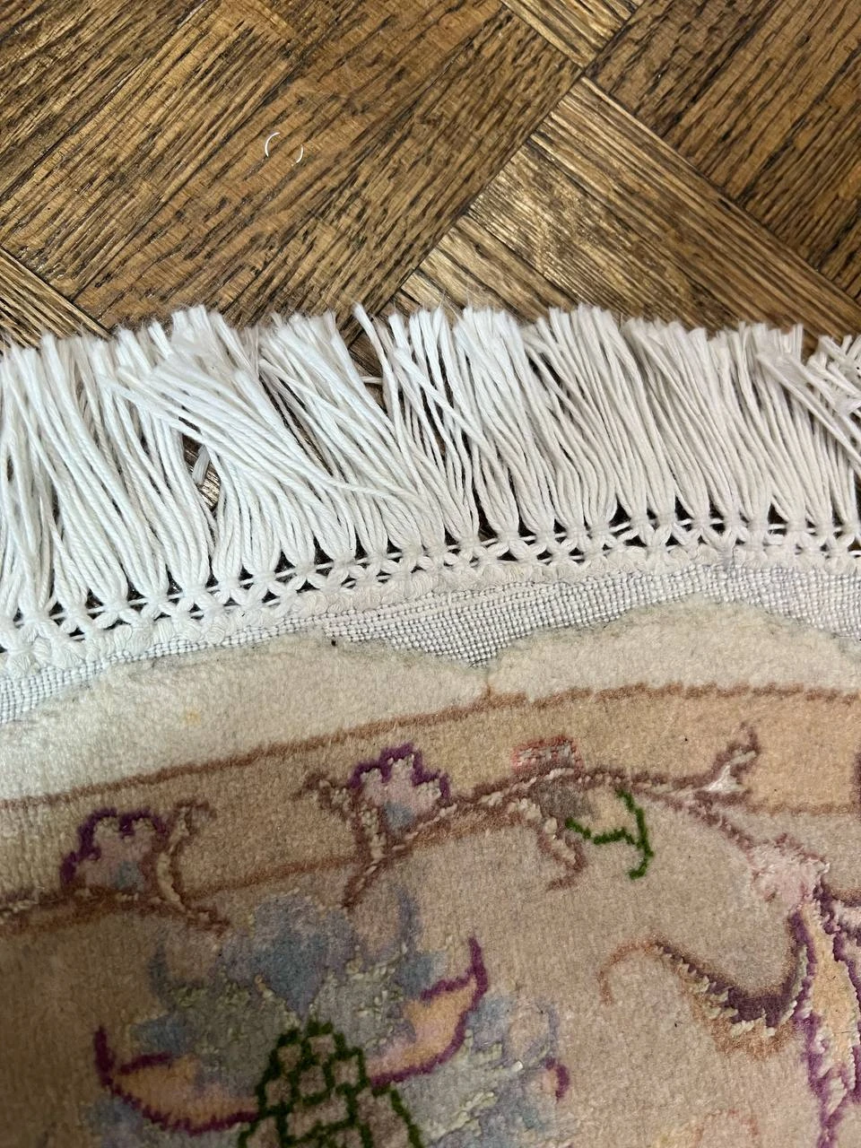 Iranian Handmade Silk Rug - photo 2