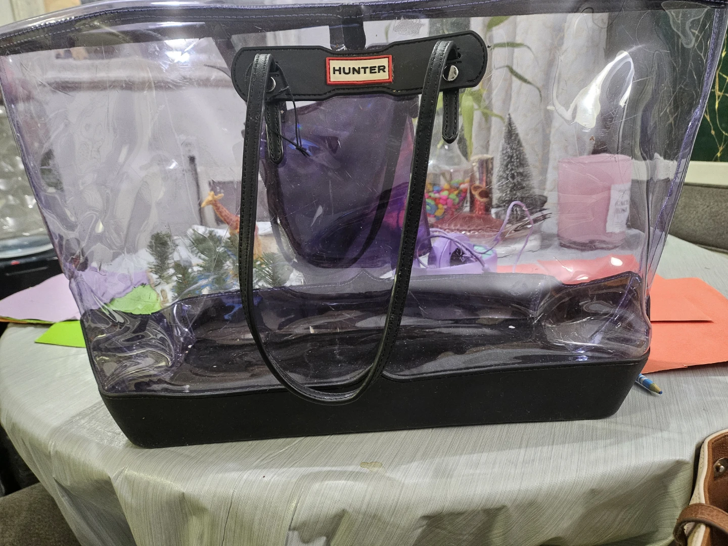 Hunter Clear Tote Bag