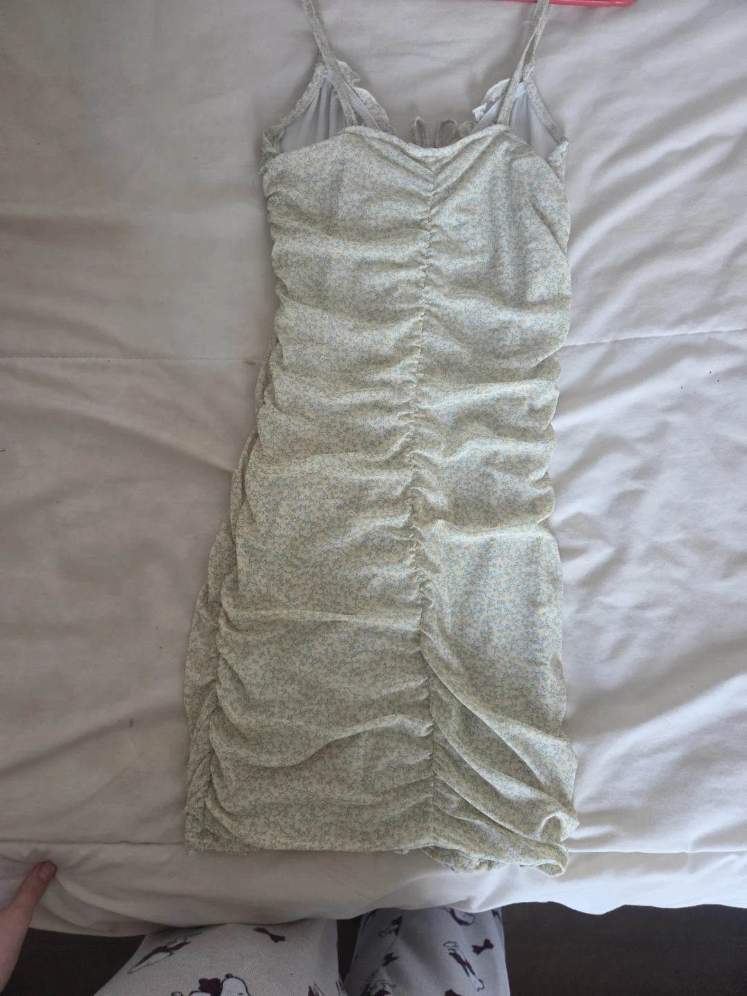 H&M Divided Floral Ruched Mini Dress Size S - photo 2
