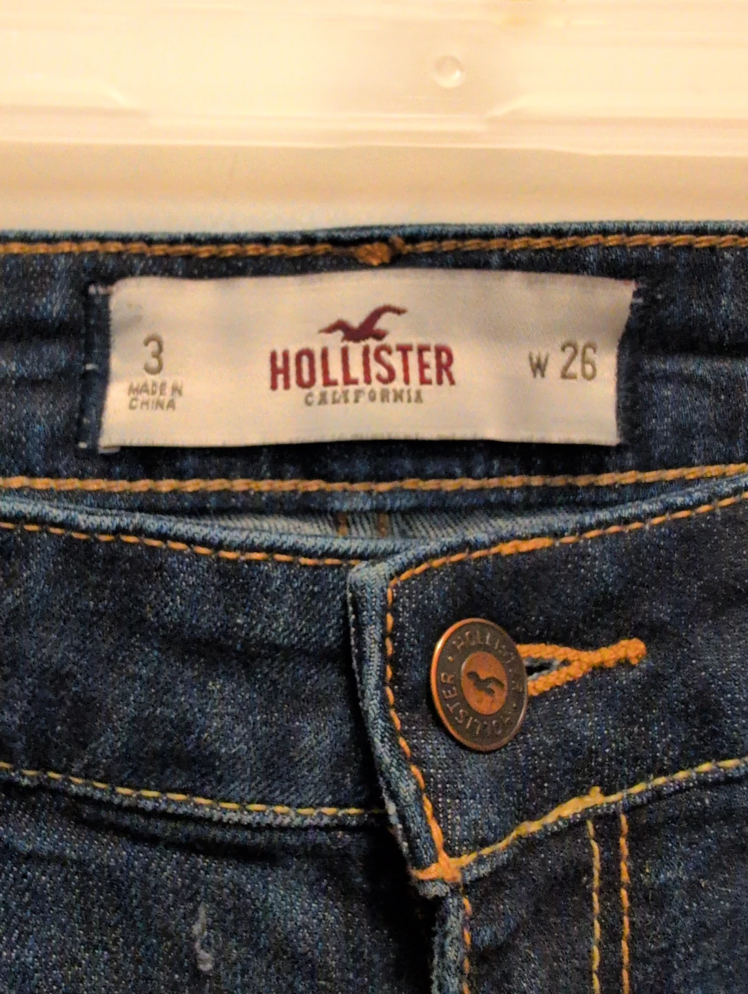 Hollister Distressed Skinny Jeans Size 3 W26 - photo 3
