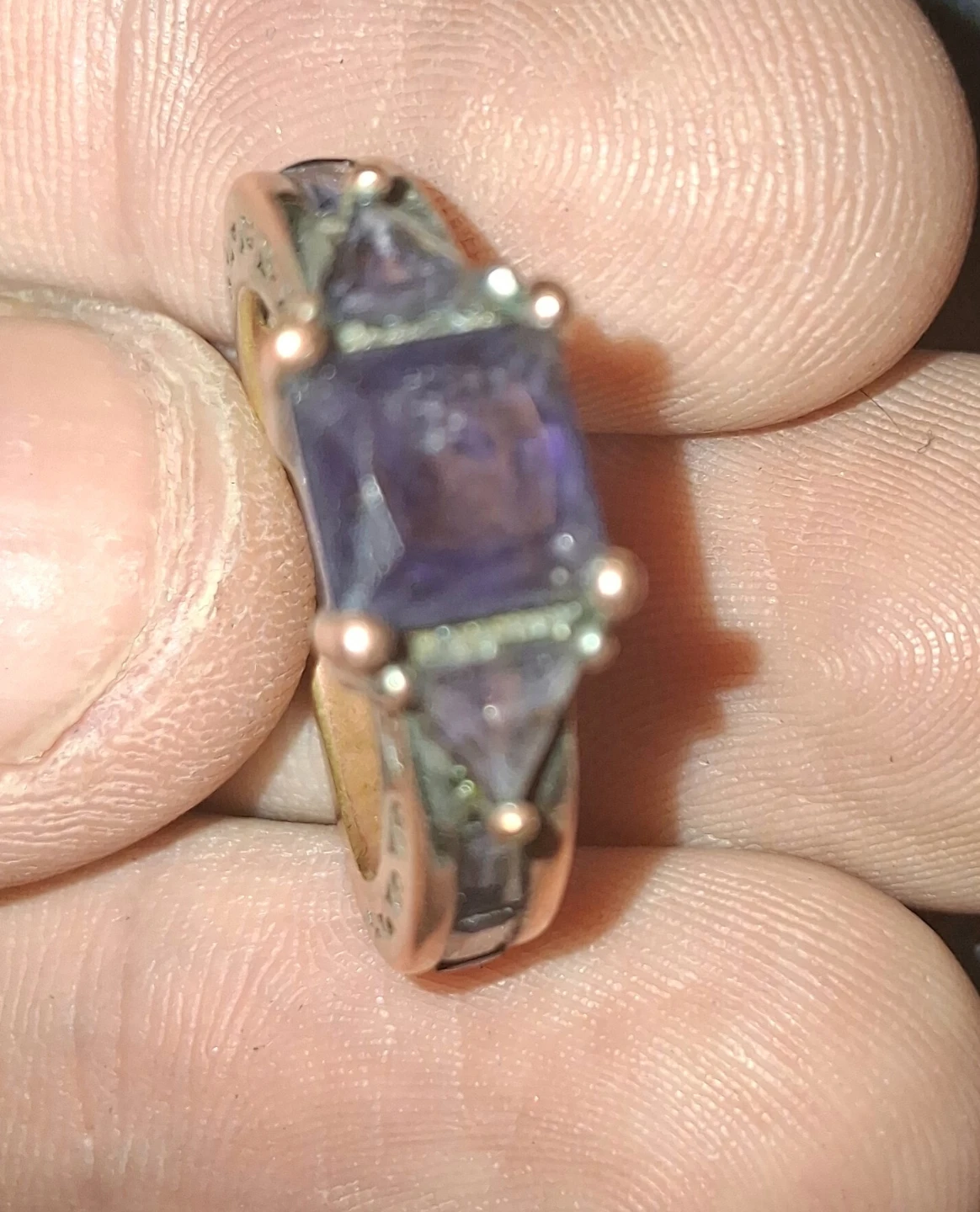 Unique Ring with Amethyst - photo 2