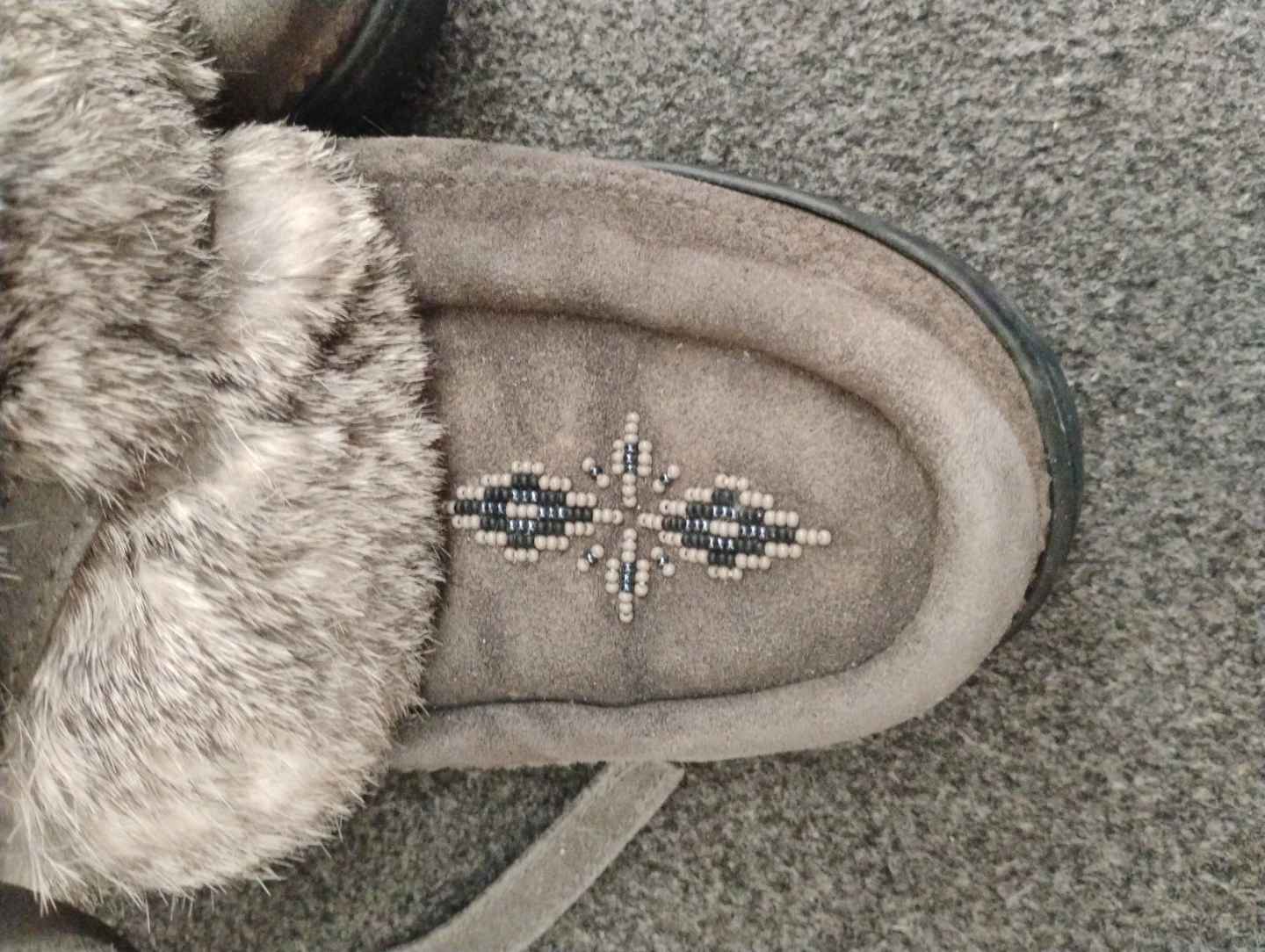 Charcoal Women's Tall Wrap Mukluks - photo 4
