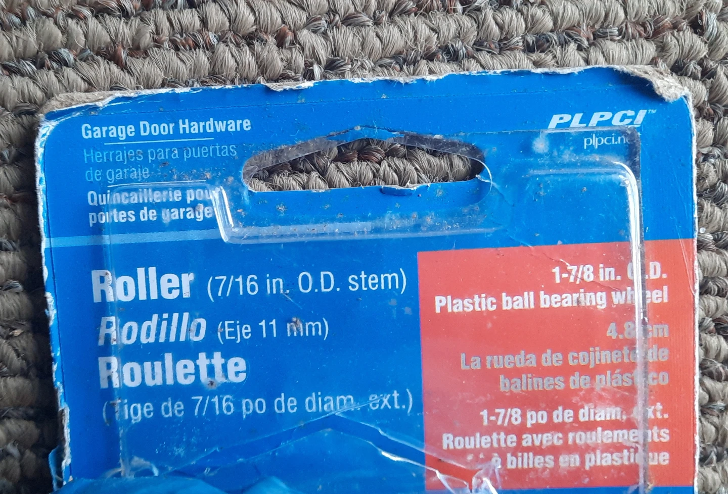 PLPCI Garage Door Roller (7/16 in. O.D. Stem) - photo 2