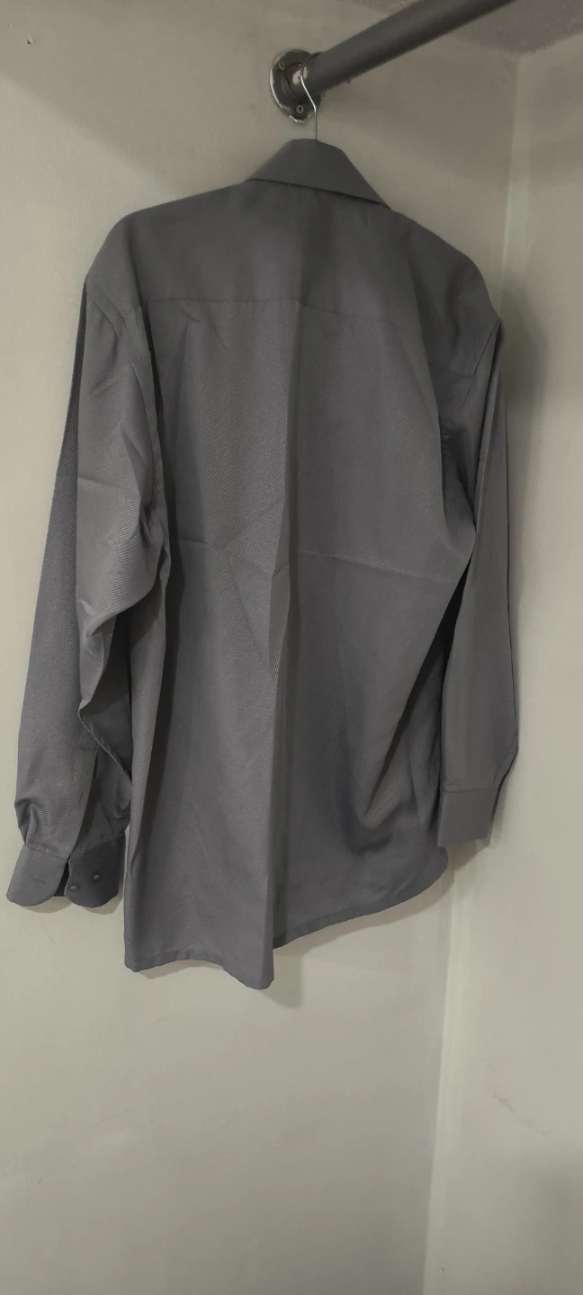 SANTOS Men's Button-Up Dress Shirt - Grey - photo 2