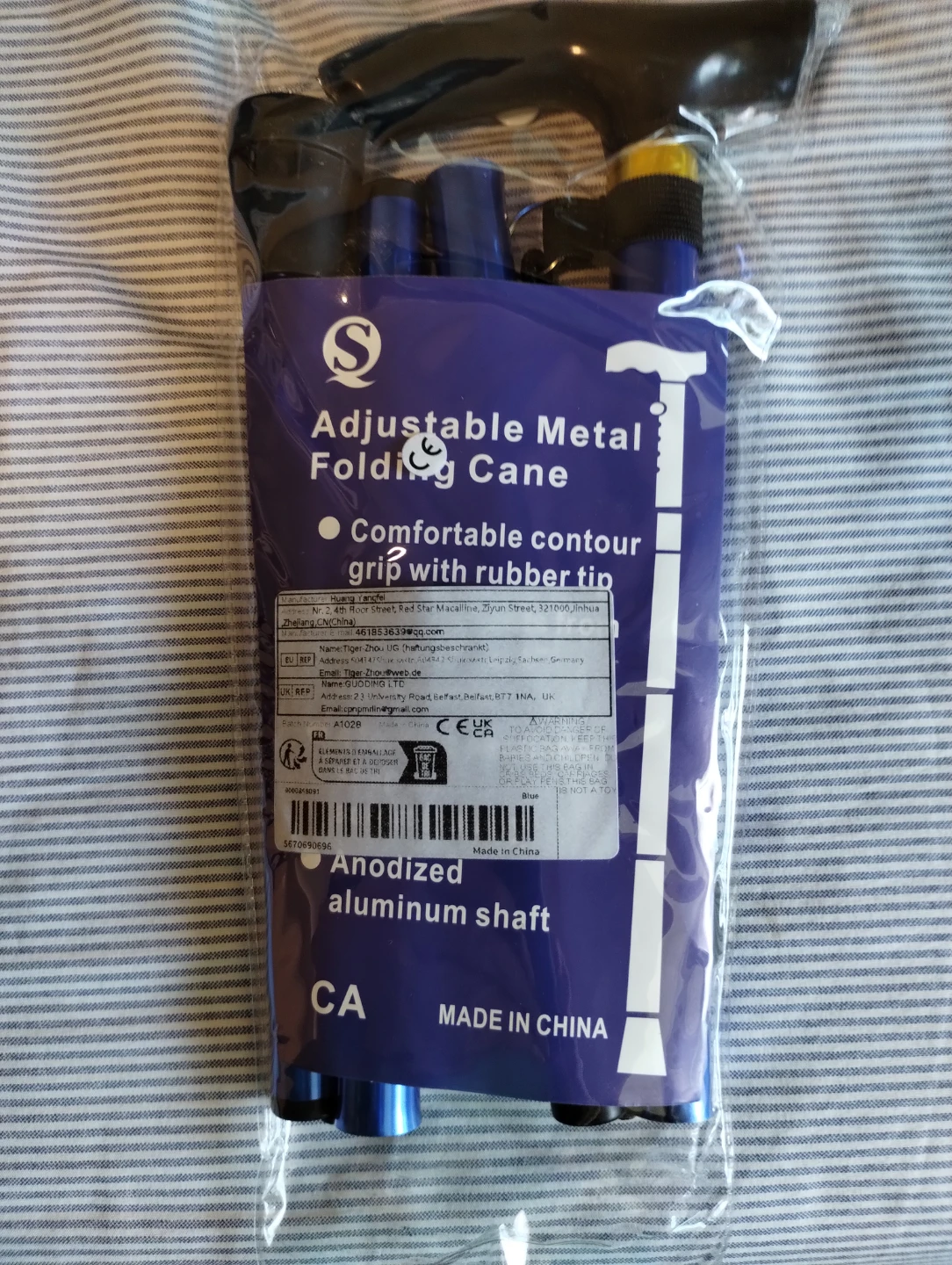Adjustable Metal Folding Cane - NEW - photo 3