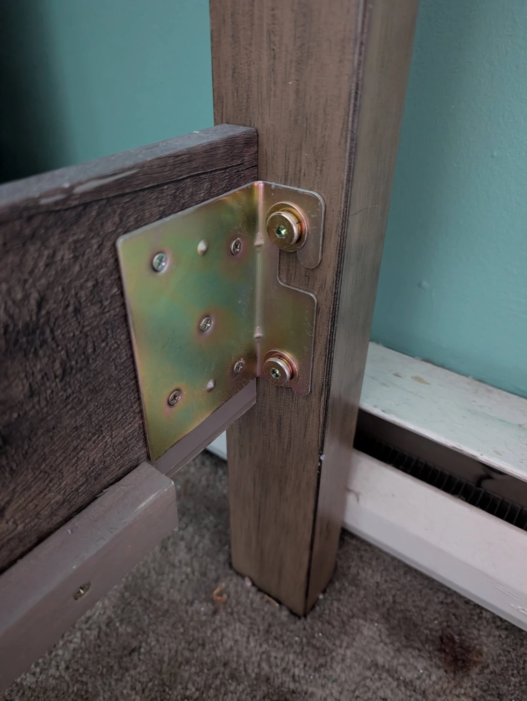 Wood Bed Frame with Hardware - photo 3
