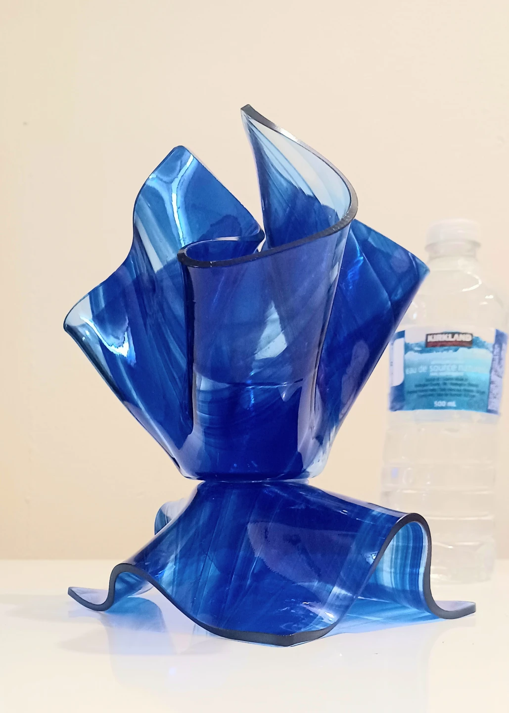 Rare Cobalt Blue Crystal Vase