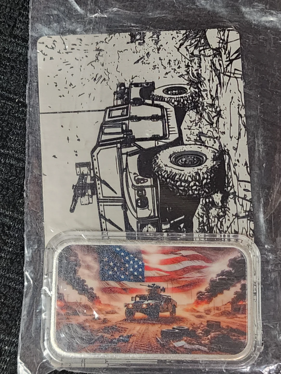 HMMWV Army Bars Collection 1 oz Silver Bar