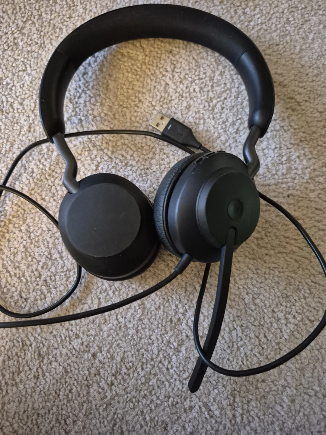 Jabra Evolve2 30 MS Stereo Wired Headset - Black