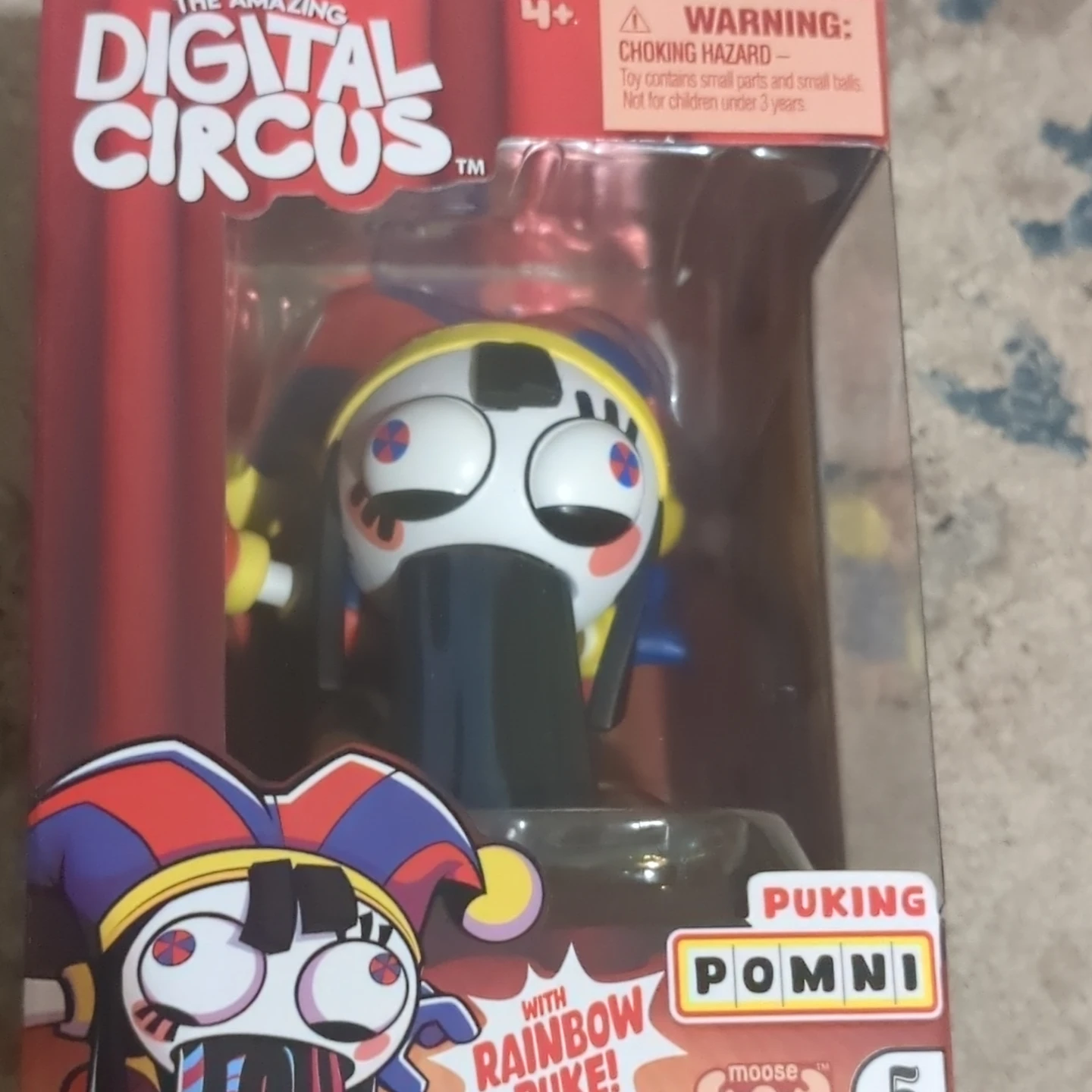 The Amazing Digital Circus Puking Pomni Figure - New in Box!