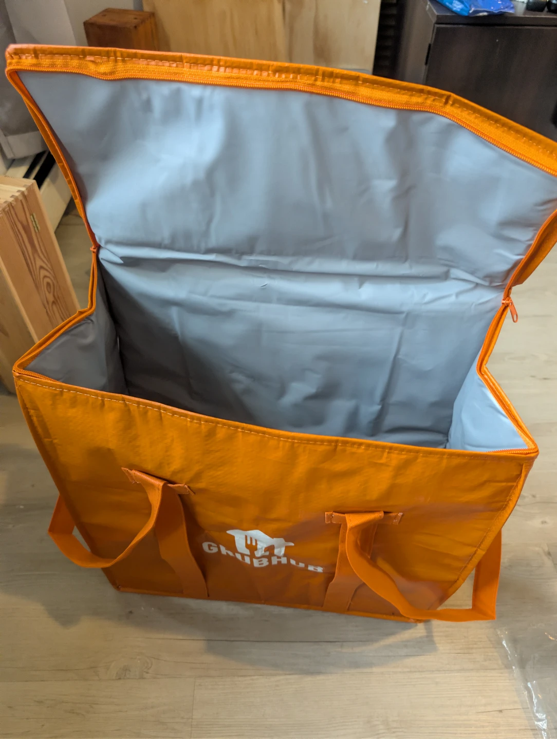Grubhub Insulated Food Delivery Bag 🥕 🥕🥕🥕🥕 - photo 5