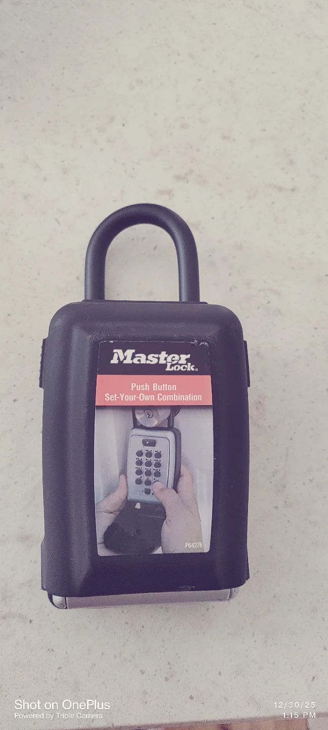 Master Lock Push Button Combination Lock Box - photo 4