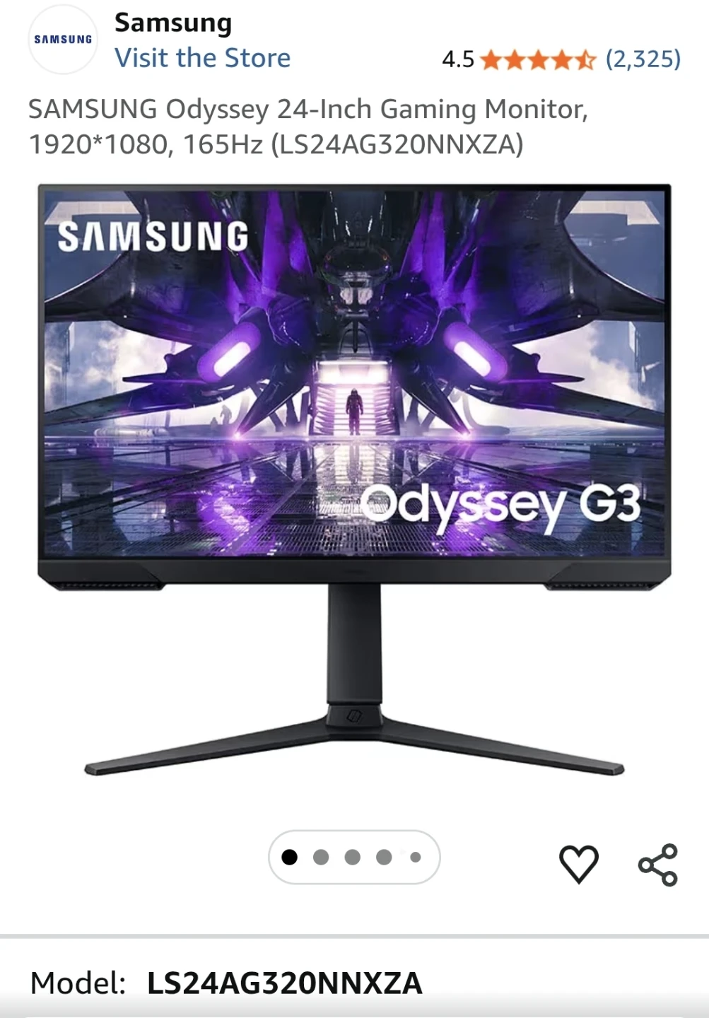 Samsung Odyssey G3 24-Inch Gaming Monitor - photo 2
