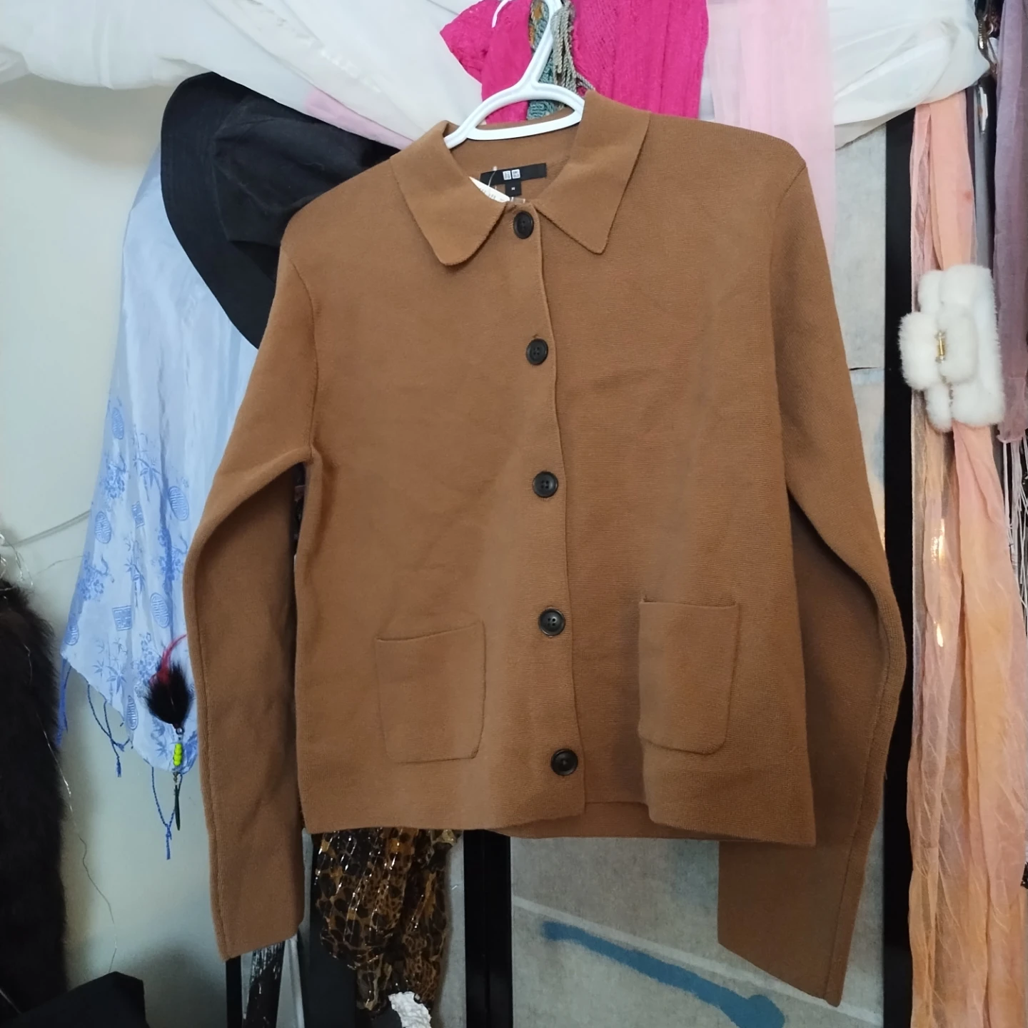Uniqlo Milano Jacket - Brown, Size M