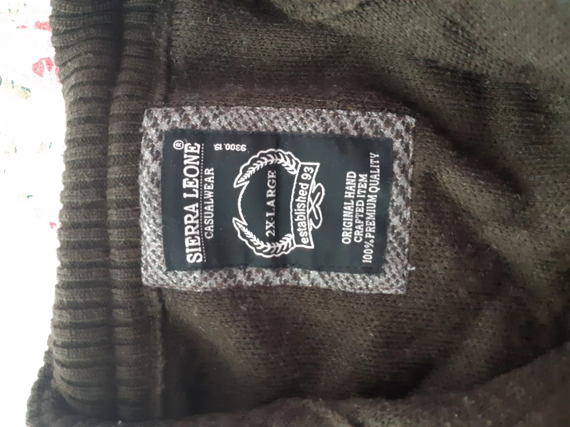 Sierra Leone Casualwear Full Zip Cardigan - 2XL - Mens - photo 2