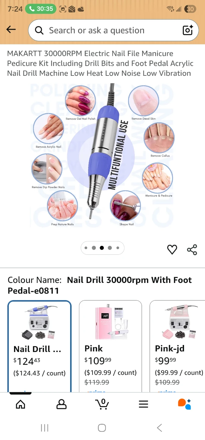 Makartt 30000RPM Electric Nail Drill Manicure Pedicure Kit - photo 4