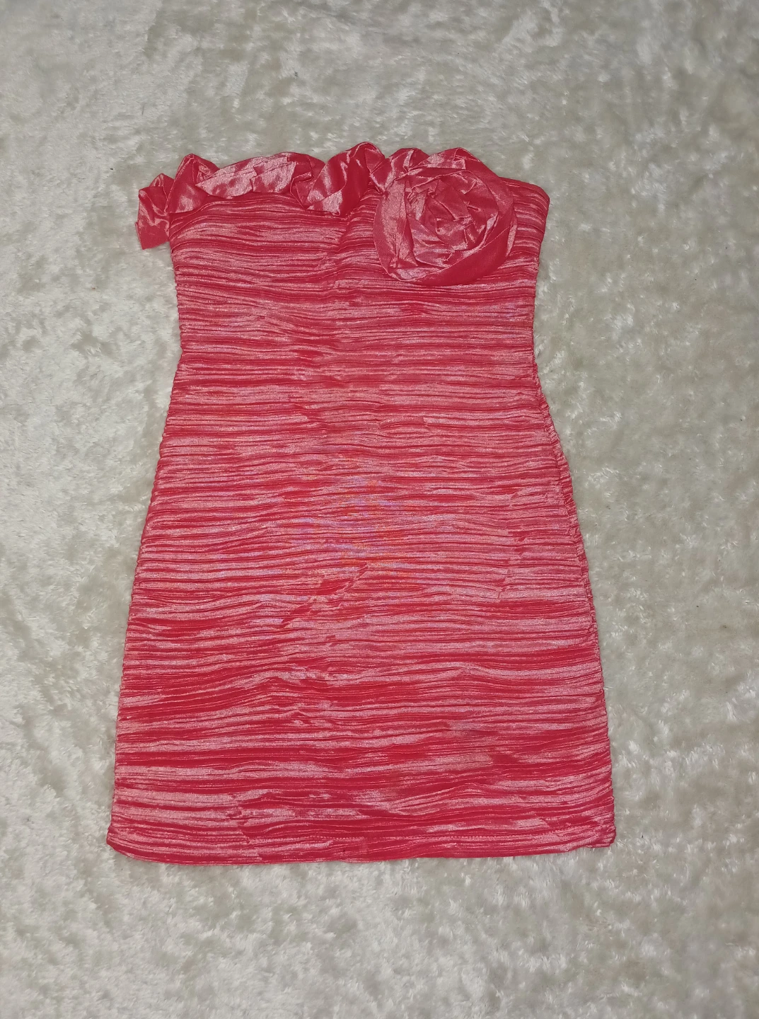 New Pink Strapless Mini Dress - photo 2