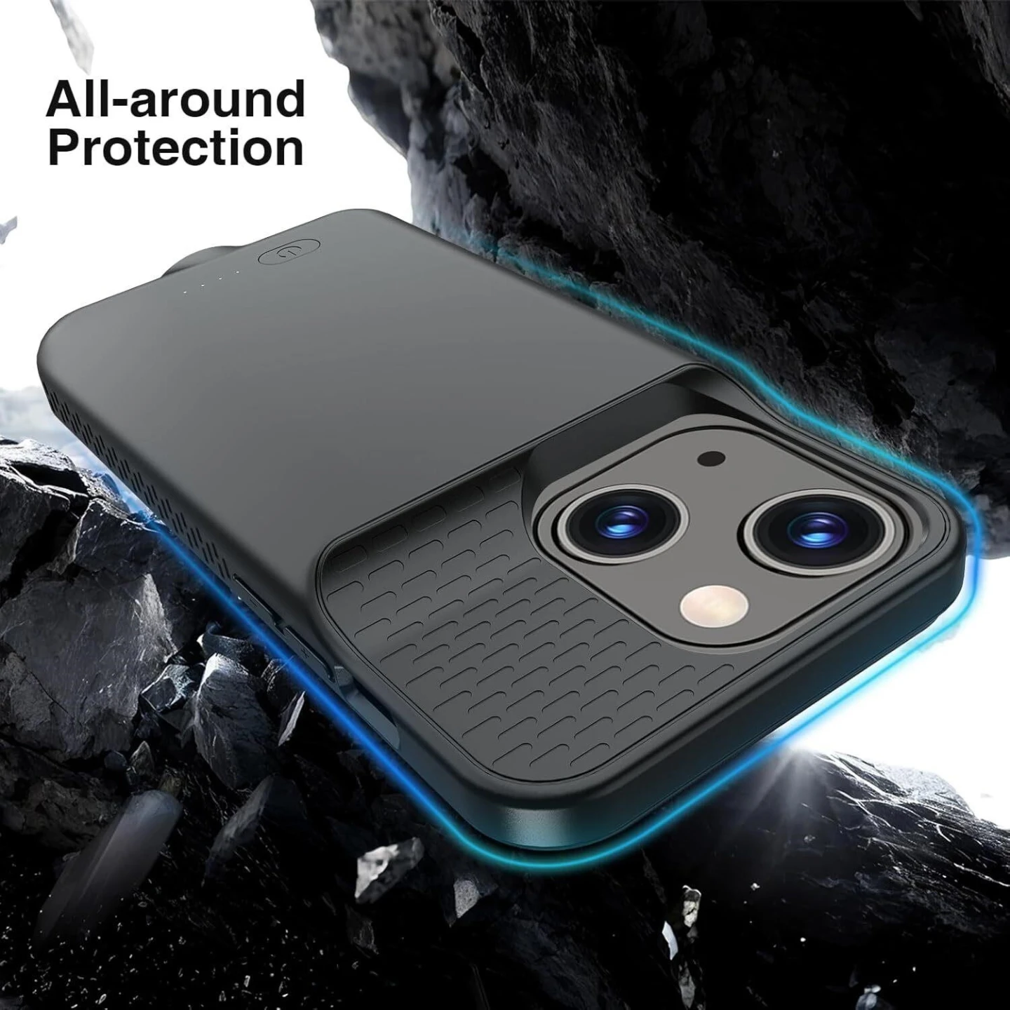 6.1 inch iPhone 15 / 15 Pro Battery Case - Black - photo 4