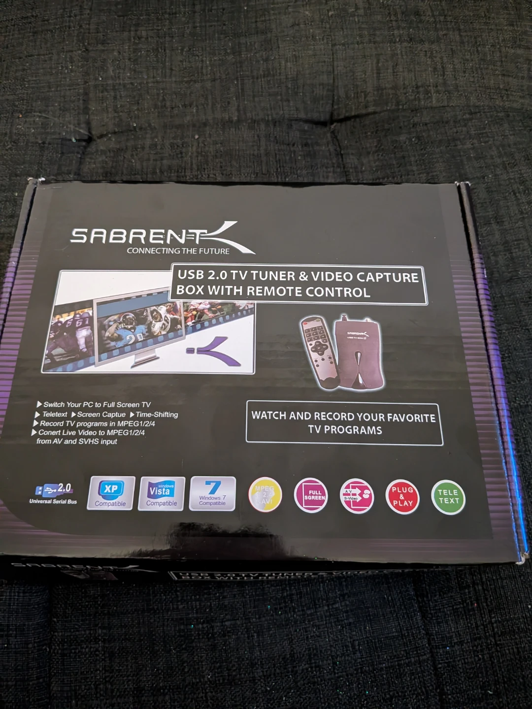 Sabrent USB 2.0 TV Tuner & Video Capture Box