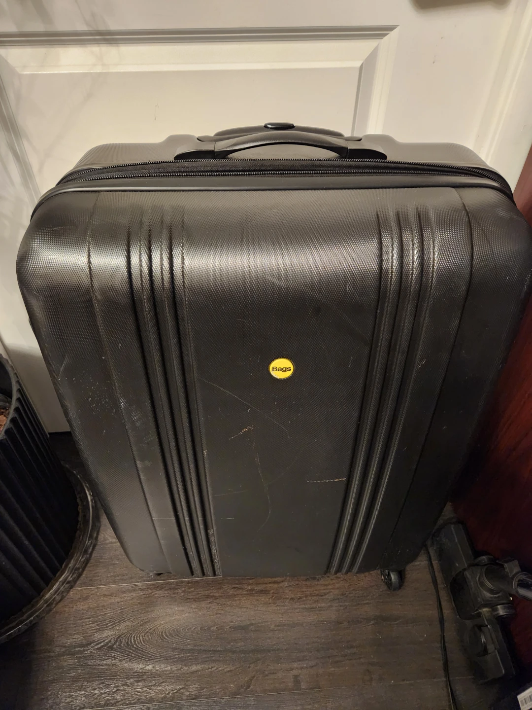 Black Rolling Suitcase - Bags