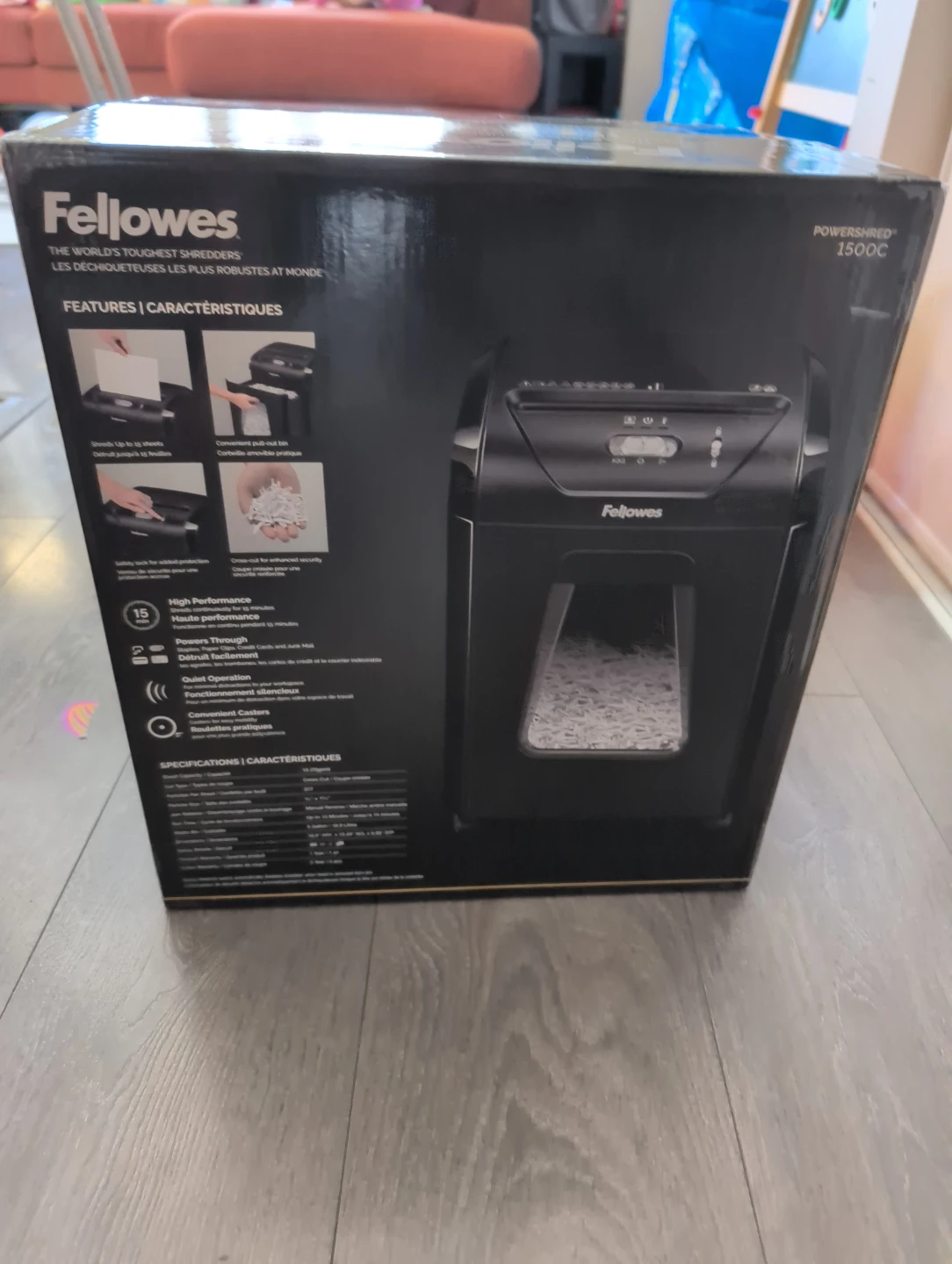 Fellowes 1500C Shredder - brand new, not opened.