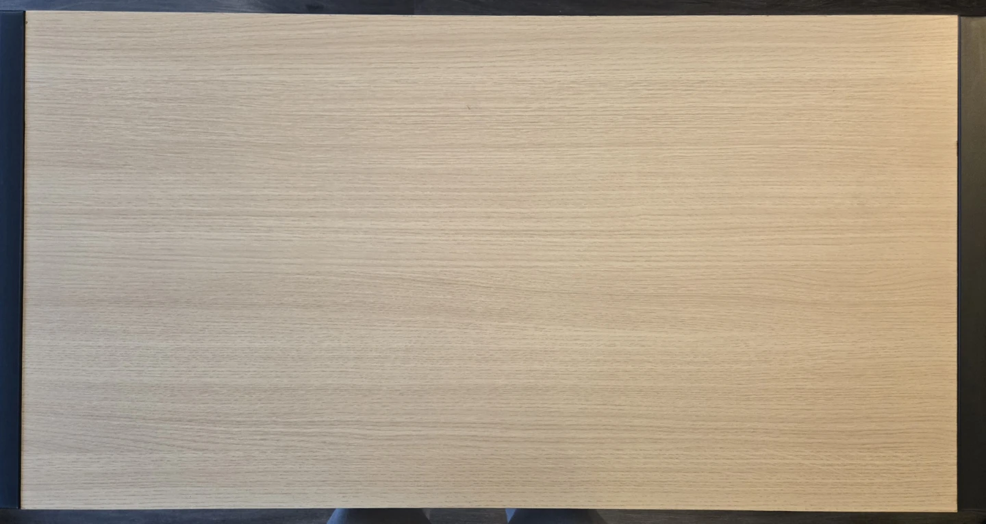 Desk - Wood Table Top, Black Frame - photo 3