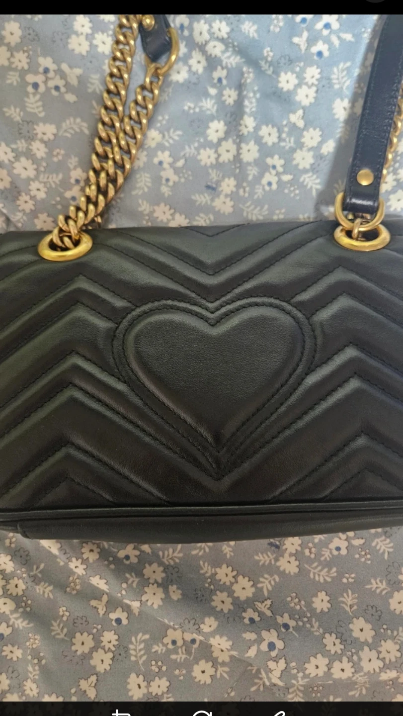 Black Gucci Marmont Shoulder Bag - photo 4