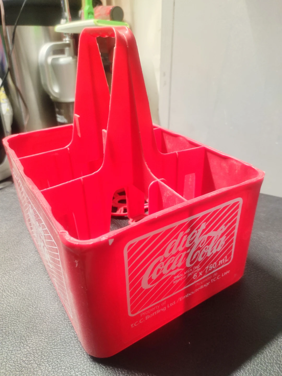 Vintage Diet Coke Bottle Carrier - Red - photo 2