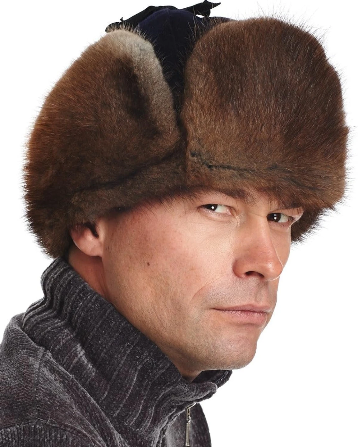 Logistik XL Muskrat Fur Hat - Made in Canada
