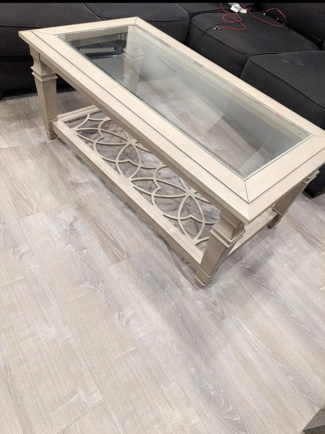 Raymour & Flanigan Lucette Rectangular Cocktail Table