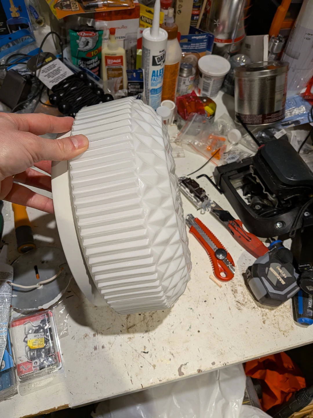IKEA Flush Mount Ceiling Light Fixtures, 12 inch